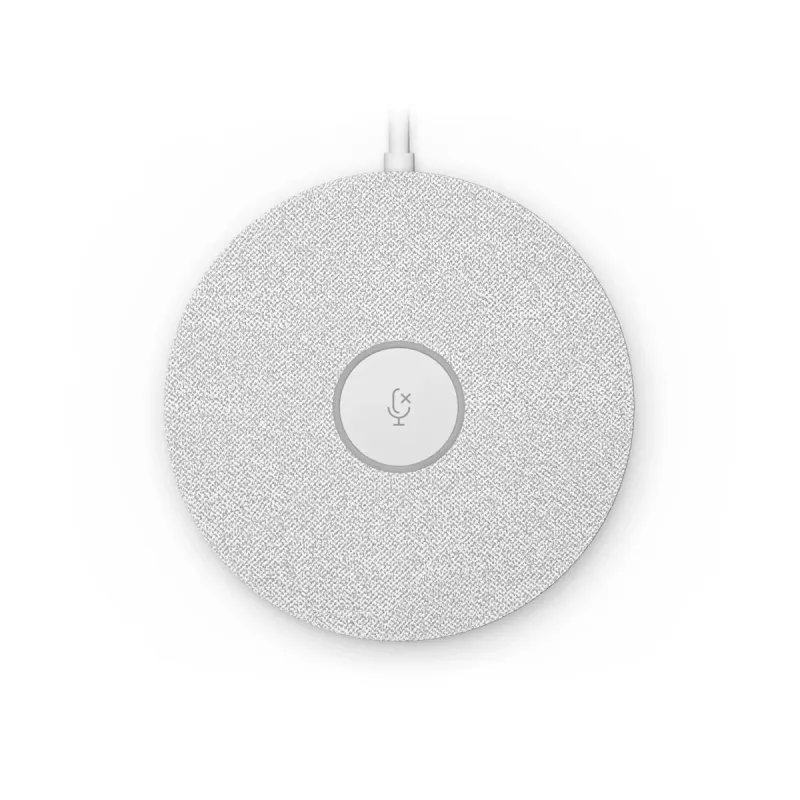 Logitech Rally Mic Pod, biela