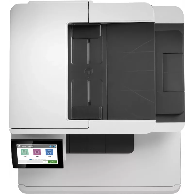 HP farebná LaserJet Enterprise MFP M480f, laser, farebná tlač, 600 x 600 DPI, A4, priama tlač, biela, čierna