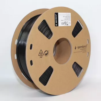 3D tlačový materiál Gembird 3DP-PETG1.75-01-BK