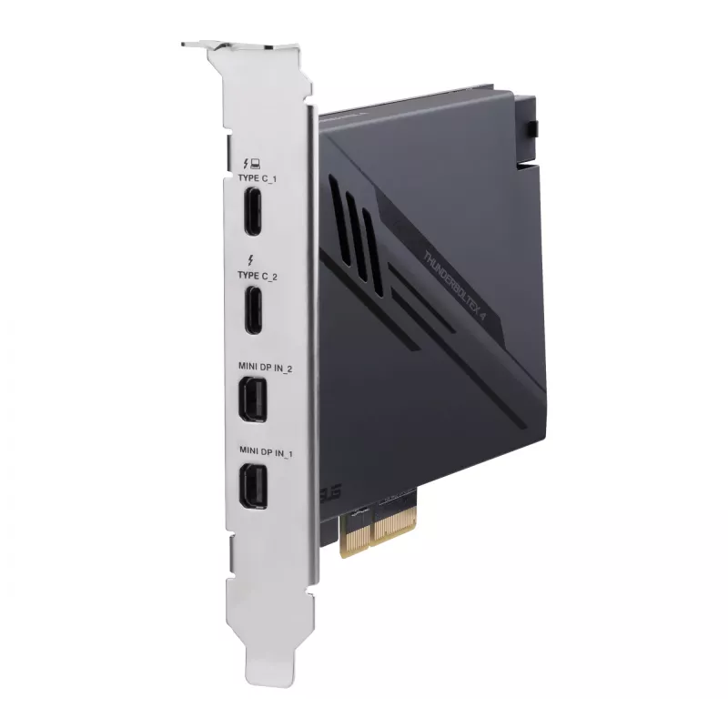 ASUS ThunderboltEX 4 rozhranie/karta adaptér interný Mini DisplayPort, PCIe, Thunderbolt, USB 2.0, USB 3.2 Gen 2 (3.1 Gen 2)