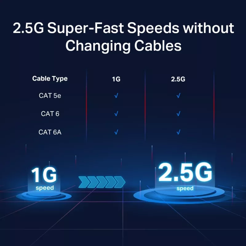 Nespravovaný switch TP-Link TL-SG108-M2 8-portový 2.5G stolný