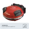 Prístroj na pizzu Ariete 0909/10 1200 W čierna červená 1 pizza 33 cm