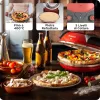 Prístroj na pizzu Ariete 0909/10 1200 W čierna červená 1 pizza 33 cm