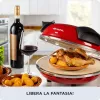 Prístroj na pizzu Ariete 0909/10 1200 W čierna červená 1 pizza 33 cm
