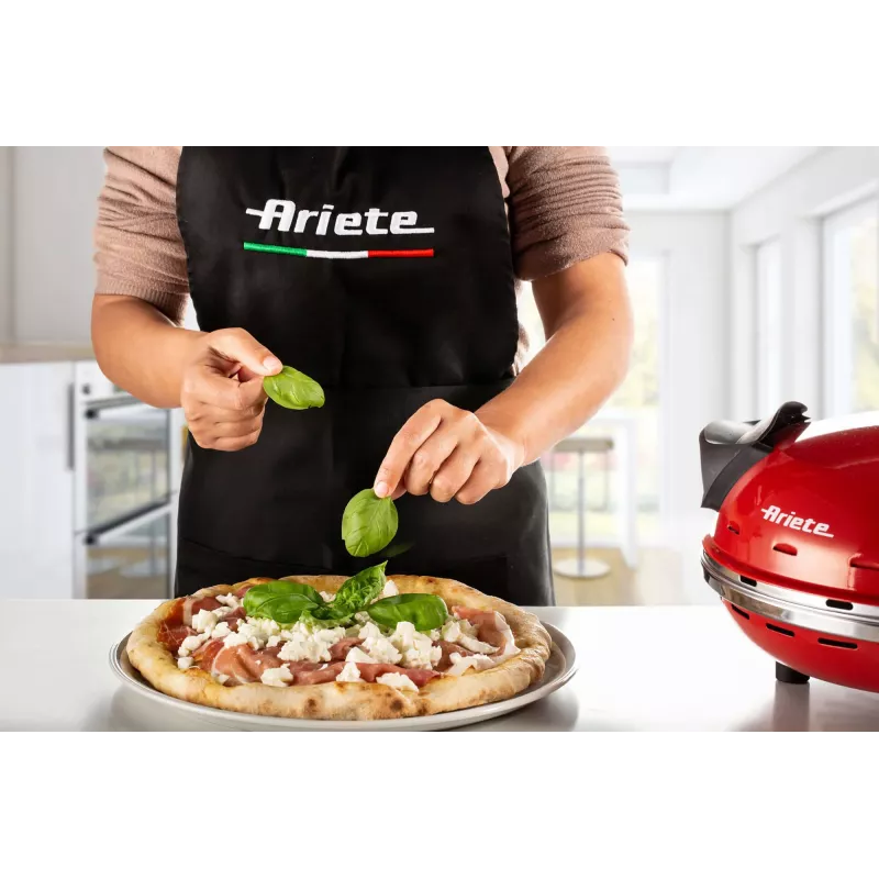 Prístroj na pizzu Ariete 0909/10 1200 W čierna červená 1 pizza 33 cm