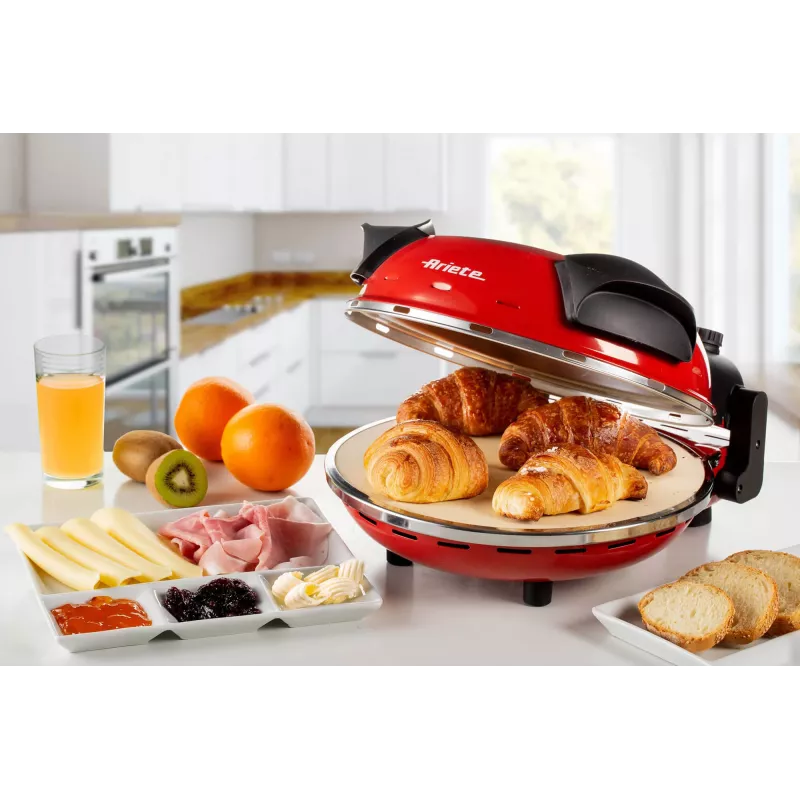 Prístroj na pizzu Ariete 0909/10 1200 W čierna červená 1 pizza 33 cm