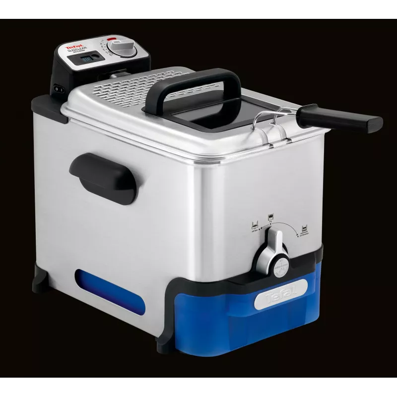 Tefal Oleoclean Pro Inox & Design FR8040 Single 3,5 l 2300 W čierna, nerez