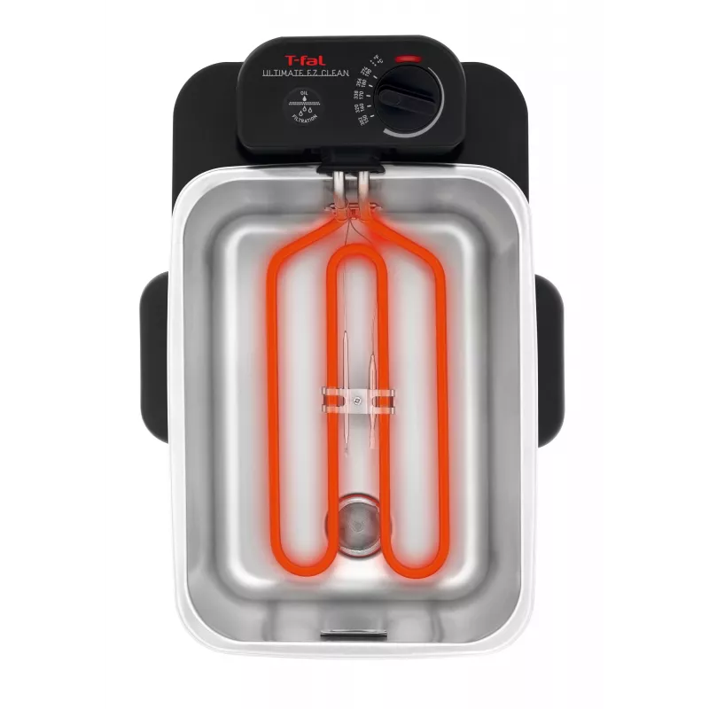Tefal Oleoclean Pro Inox & Design FR8040 Single 3,5 l 2300 W čierna, nerez