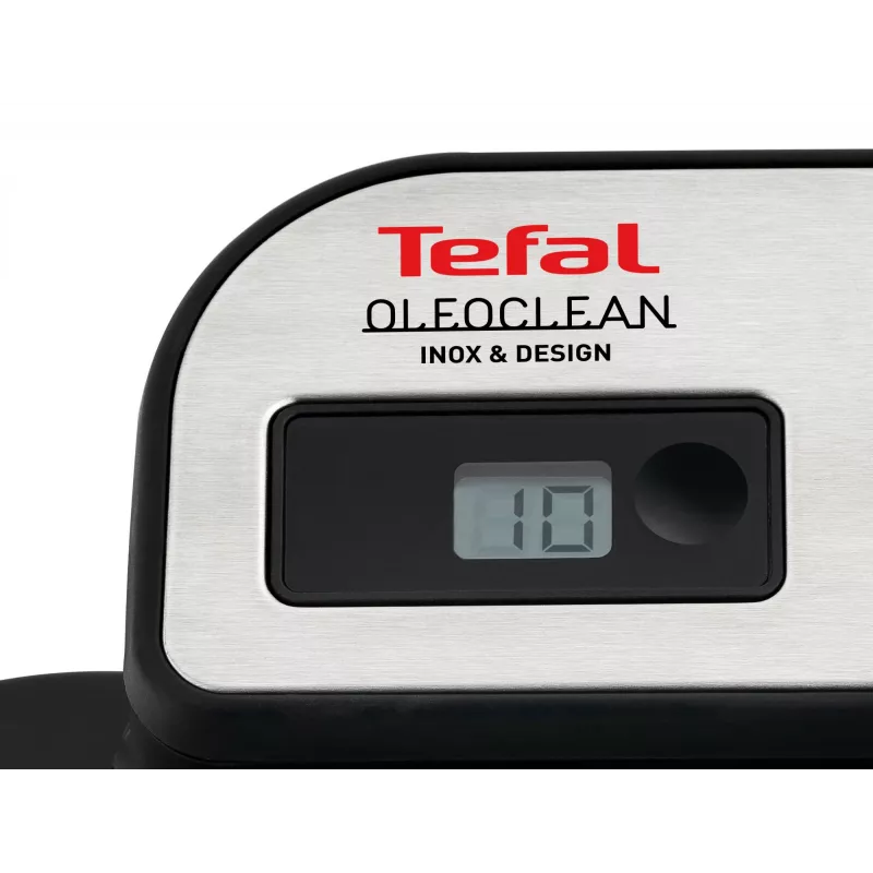 Tefal Oleoclean Pro Inox & Design FR8040 Single 3,5 l 2300 W čierna, nerez