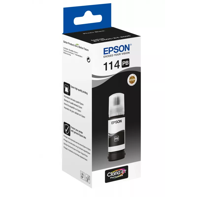 Epson 114 originálna atramentová kazeta Photo čierna pre EcoTank ET-8550 ET-8500