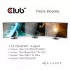 CLUB3D USB Type-C 3.2 Gen1 Triple Display Dynamic PD Charging Dock 100W PD Power nabíjačka