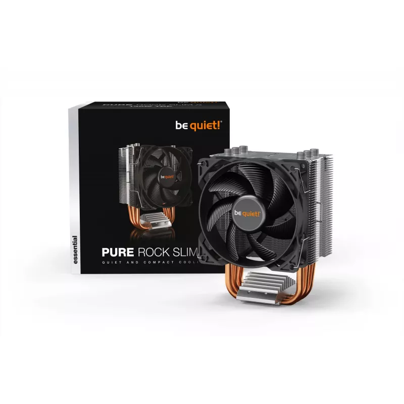 be quiet! PURE ROCK SLIM 2 chladič procesora 9,2 cm strieborný 1 ks