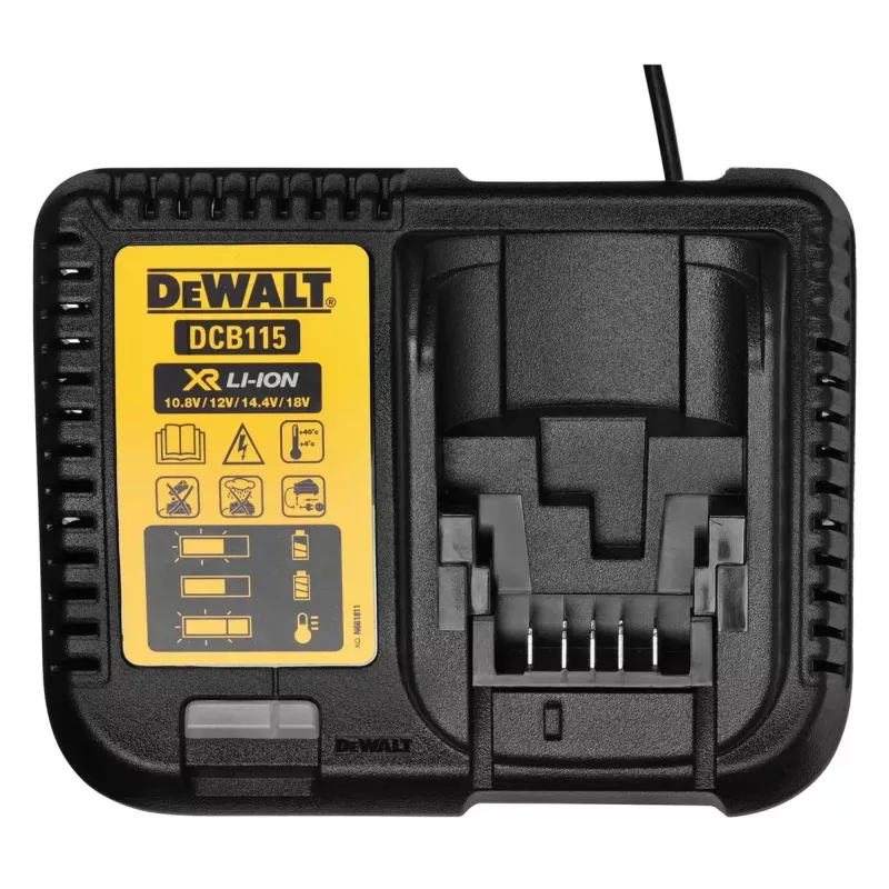 Akumulátorová kombinovaná sada náradia DeWalt DCK266P2T – 18V, 2×5.0Ah akumulátory, rázový uťahovač a príklepová vŕtačka, nabíjačka, kufrík