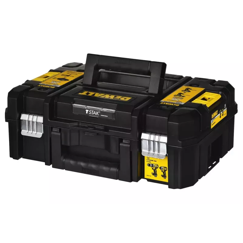 Akumulátorová kombinovaná sada náradia DeWalt DCK266P2T – 18V, 2×5.0Ah akumulátory, rázový uťahovač a príklepová vŕtačka, nabíjačka, kufrík