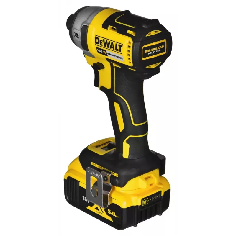 Akumulátorová kombinovaná sada náradia DeWalt DCK266P2T – 18V, 2×5.0Ah akumulátory, rázový uťahovač a príklepová vŕtačka, nabíjačka, kufrík