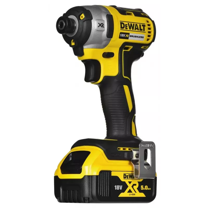 Akumulátorová kombinovaná sada náradia DeWalt DCK266P2T – 18V, 2×5.0Ah akumulátory, rázový uťahovač a príklepová vŕtačka, nabíjačka, kufrík