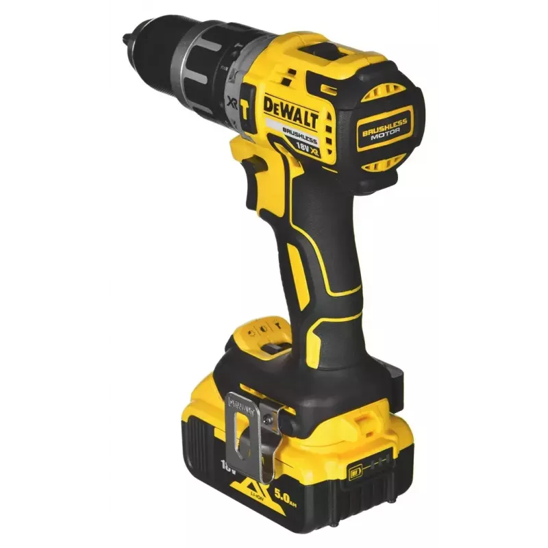 Akumulátorová kombinovaná sada náradia DeWalt DCK266P2T – 18V, 2×5.0Ah akumulátory, rázový uťahovač a príklepová vŕtačka, nabíjačka, kufrík