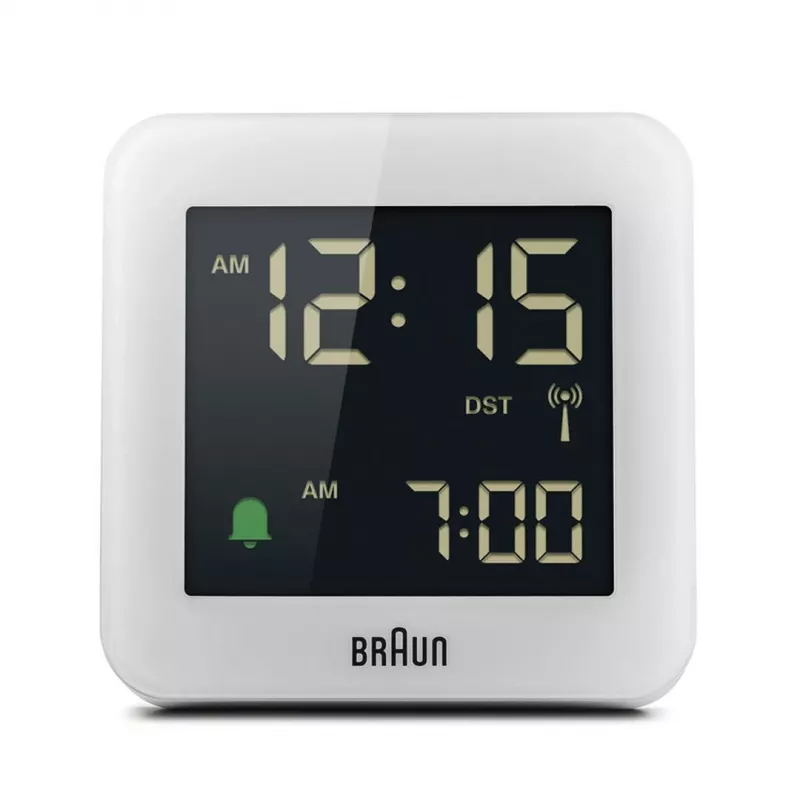 Braun BC09-DCF digitálny budík biely
