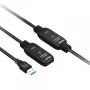 CLUB3D USB 3.2 Gen1 aktívny opakovač kábel 10 m / 32.8ft M/F 28AWG