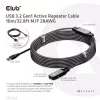 CLUB3D USB 3.2 Gen1 aktívny opakovač kábel 10 m / 32.8ft M/F 28AWG