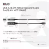 CLUB3D USB 3.2 Gen1 aktívny opakovač kábel 5 m / 16.4 ft M/F 28AWG