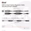 CLUB3D USB 3.2 Gen1 aktívny opakovač kábel 15 m / 49.2 ft M/F 28AWG