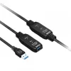 CLUB3D USB 3.2 Gen1 aktívny opakovač kábel 15 m / 49.2 ft M/F 28AWG