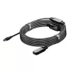 CLUB3D USB 3.2 Gen1 aktívny opakovač kábel 15 m / 49.2 ft M/F 28AWG