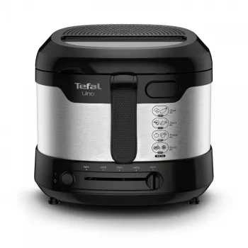 Tefal Uno FF215D samostatná fritéza 1,8 l stojan 1600 W fritéza čierna, nehrdzavejúca oceľ