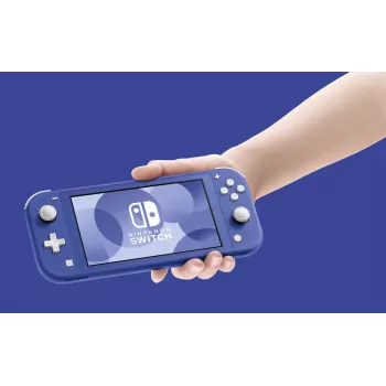 Nintendo Switch Lite, Nintendo Switch Lite, NVIDIA Custom Tegra, modrá, analógové / digitálne, tlačidlo Home, tlačidlo zapnutia/vypnutia, tlačidlá