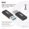 CLUB3D USB 3.2 Gen1 Type-A na USB 3.2 Gen1 Type-C adaptér M/F