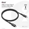 CLUB3D USB 3.2 Gen1 Type-C na Micro-USB kábel M/M 1 m / 3,28 ft