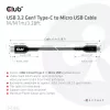 CLUB3D USB 3.2 Gen1 Type-C na Micro-USB kábel M/M 1 m / 3,28 ft