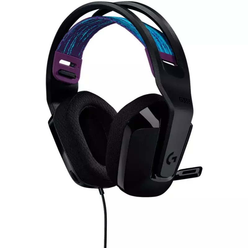 Logitech G G335 slúchadlá s hlavovým mostom 3,5-mm konektor čierne