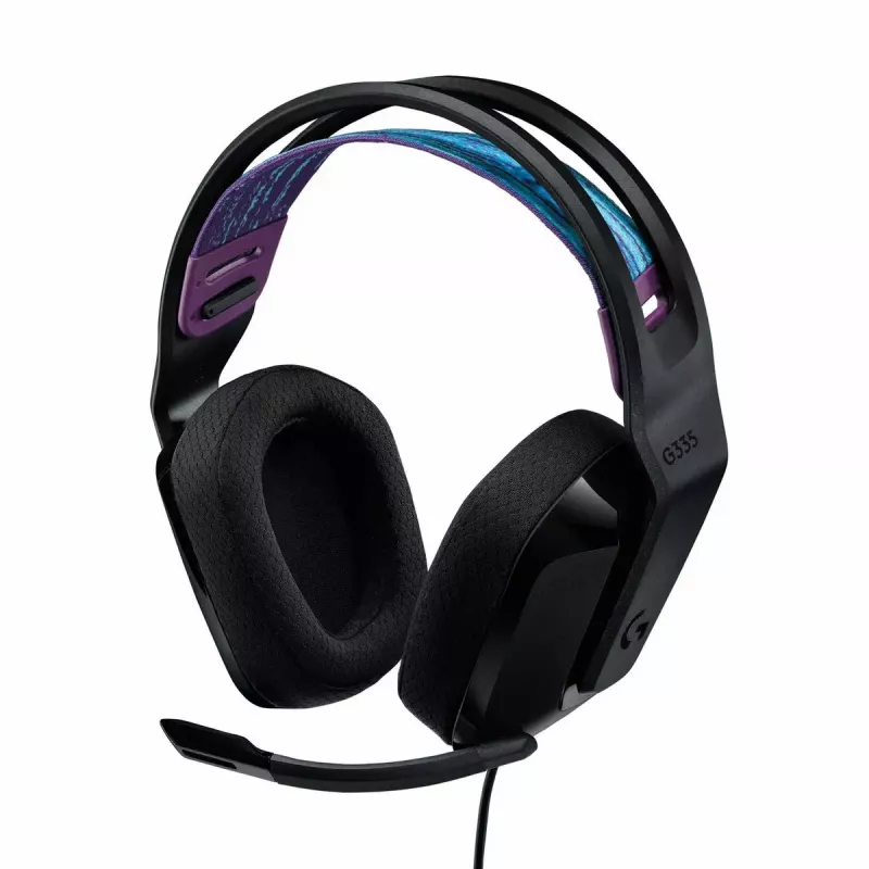 Logitech G G335 slúchadlá s hlavovým mostom 3,5-mm konektor čierne