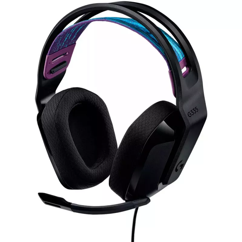 Logitech G G335 slúchadlá s hlavovým mostom 3,5-mm konektor čierne
