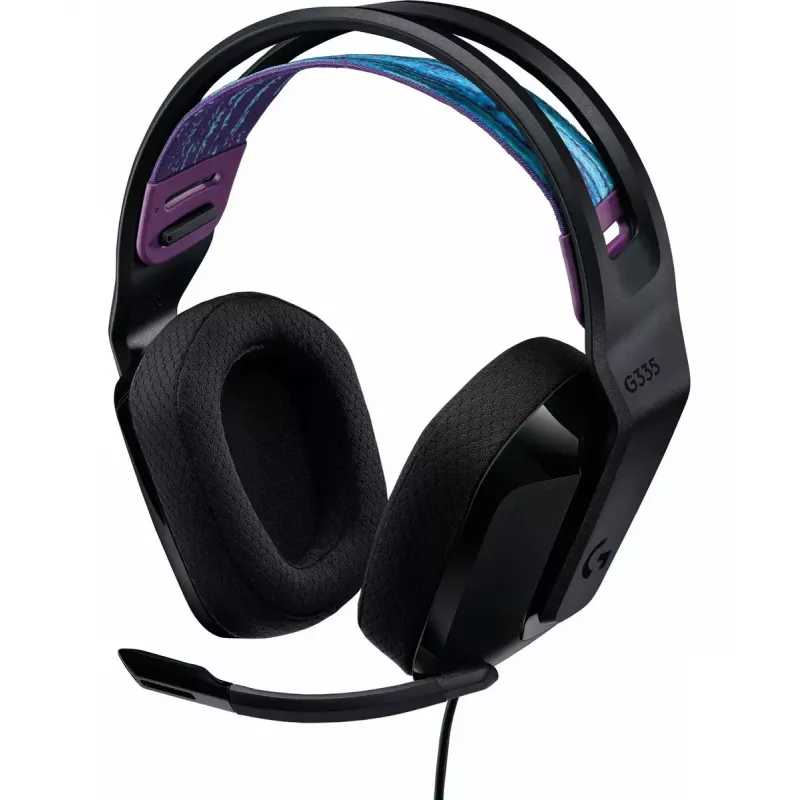 Logitech G G335 slúchadlá s hlavovým mostom 3,5-mm konektor čierne