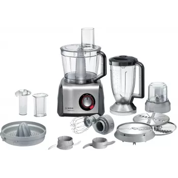 Bosch MC812M844 kuchynský robot 1250 W 3,9 L čierny, nerez