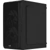 PC skriňa AEROCOOL CS107V2 Mini Tower — čierna, microATX/Mini-ITX, 2x120mm ventilátory, 1x3,5 palca + 2x2,5 palca pozície