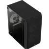 PC skriňa AEROCOOL CS107V2 Mini Tower — čierna, microATX/Mini-ITX, 2x120mm ventilátory, 1x3,5 palca + 2x2,5 palca pozície