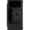 PC skriňa AEROCOOL CS107V2 Mini Tower — čierna, microATX/Mini-ITX, 2x120mm ventilátory, 1x3,5 palca + 2x2,5 palca pozície