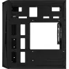 PC skriňa AEROCOOL CS107V2 Mini Tower — čierna, microATX/Mini-ITX, 2x120mm ventilátory, 1x3,5 palca + 2x2,5 palca pozície