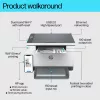 Multifunkčná laserová tlačiareň HP LaserJet MFP M234dw — mono, A4, 29 str./min, duplex, Wi‑Fi, Ethernet