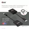 MST hub DisplayPort 1.4 na DisplayPort + HDMI 4K60Hz CLUB3D CSV-7220