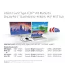 CLUB3D USB3.2 Gen2 Type-C (DP™ Alt-Mode) na DisplayPort™ dvojmonitorový 4K60Hz M/F MST hub