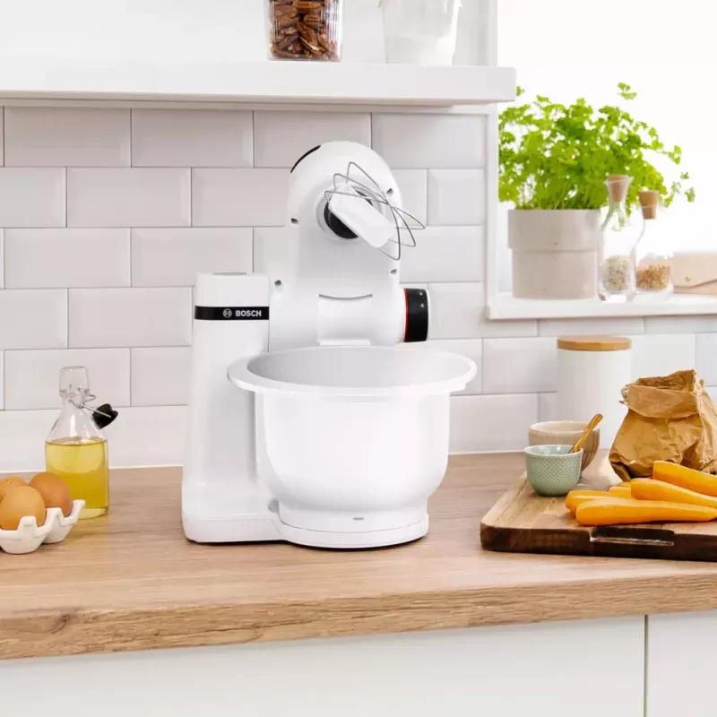 Kuchynský robot Bosch Serie 2 MUMS2AW00 — 700 W, 3,8-L misa, 4 rýchlosti, biela