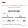 CLUB3D certifikovaný Thunderbolt™4 prenosný 5-in-1 hub so Smart Power