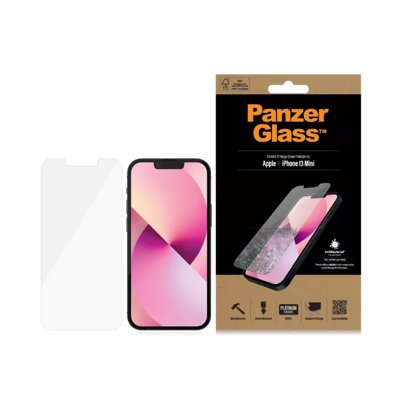 PanzerGlass ochranná fólia displeja pre Apple iPhone 13 Mini Standard Fit