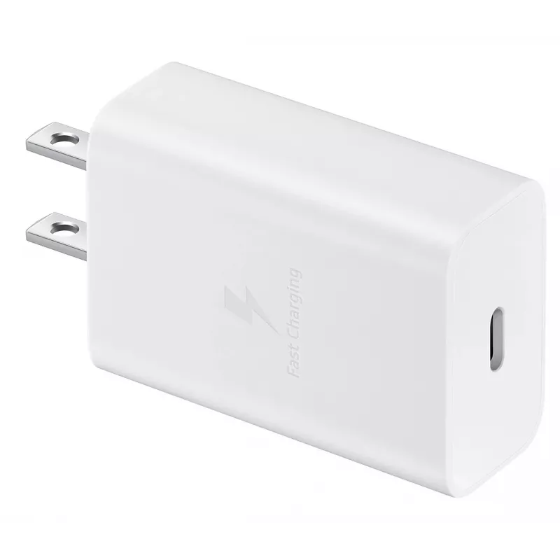 AC Indoor Fast Charger Samsung EP-T1510XWEGEU, USB-C 1-Port, 5–9 V, 1 m kábel, biela