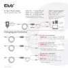 CLUB3D USB Type-C, Y-nabíjací kábel na 2x USB Type-C, max. 100W, 1,83m/6ft M/M